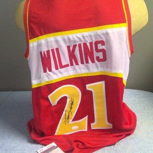 Dominique Wilkins HOF Signed Custom Atlanta Hawks Jersey AUTO JSA COA